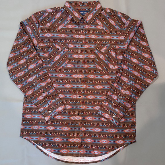 Panhandle Slim Other - Panhandle Slim Men's Large Pearl Snap Shirt Cotton Southwest Western NWOT